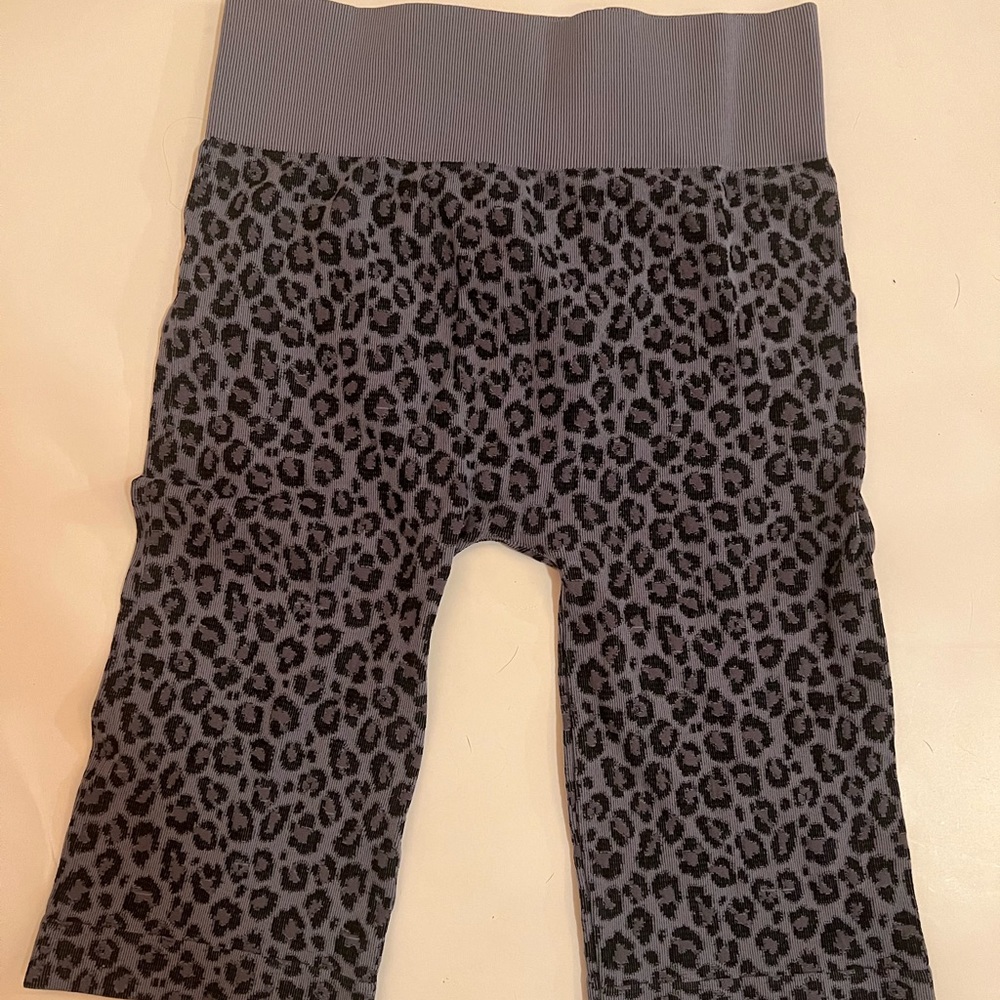 blue biker shorts